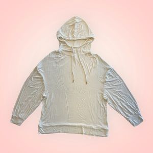 FABLETICS Woman’s size small cream hooded modal top